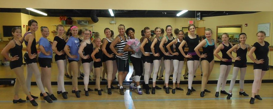 Tap Group Poses with Instructor